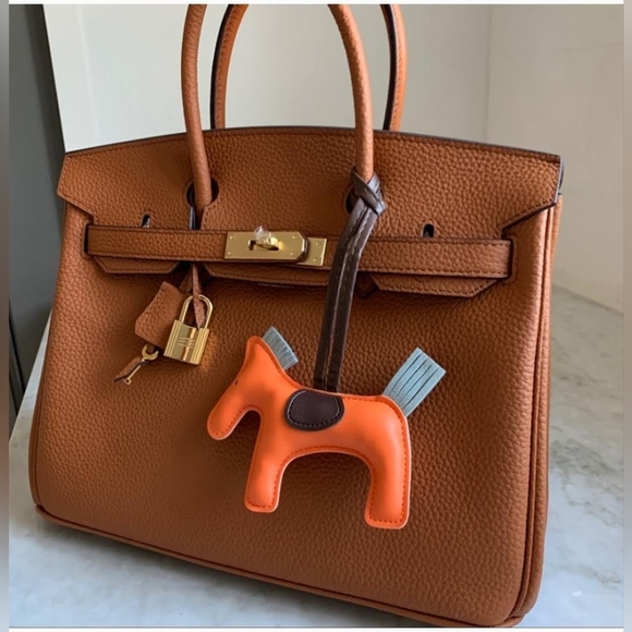 Rodeo Horse Bag Charm Black w/Yellow & Brown Accents - Picture 7 of 7